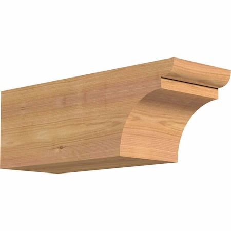 Ekena Millwork Yorktown Smooth Rafter Tail, Western Red Cedar, 5 1/2"W x 6"H x 16"L RFT06X06X16YOR00SWR